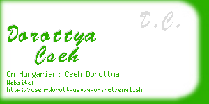 dorottya cseh business card